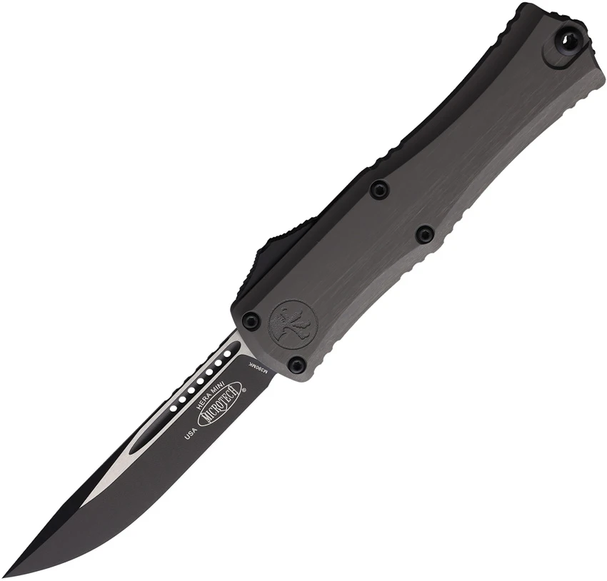 Microtech Knives Auto Hera II Mini S/E OTF Gray, Microtech Knives Auto Hera II Mini S/E OTF Gray for Sale, Microtech Knives Auto Hera II Mini S/E OTF Gray