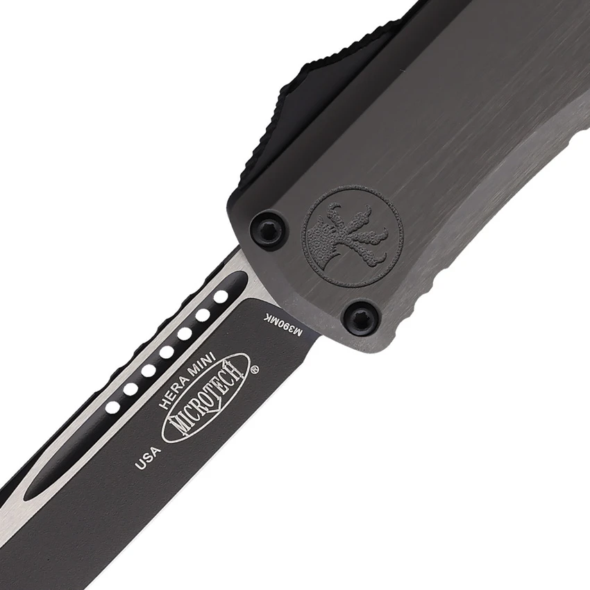 Microtech Knives Auto Hera II Mini S/E OTF Gray, Microtech Knives Auto Hera II Mini S/E OTF Gray for Sale, Microtech Knives Auto Hera II Mini S/E OTF Gray