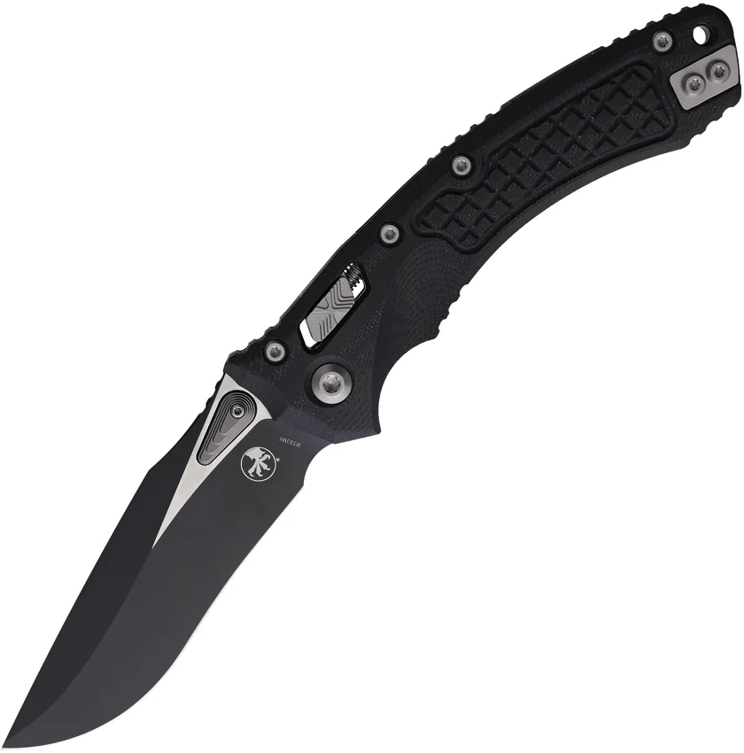 Microtech Amphibian Ram-Lok Knife Frag Black G-10 (3.9" Black)