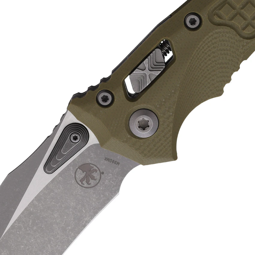 Microtech Amphibian S/E Ram-Lok Knife OD Green Frag (3.9" Apocalyptic), Microtech Amphibian S/E Ram-Lok Knife OD Green Frag (3.9" Apocalyptic) for Sale, Microtech Amphibian S/E Ram-Lok Knife OD Green Frag (3.9" Apocalyptic)