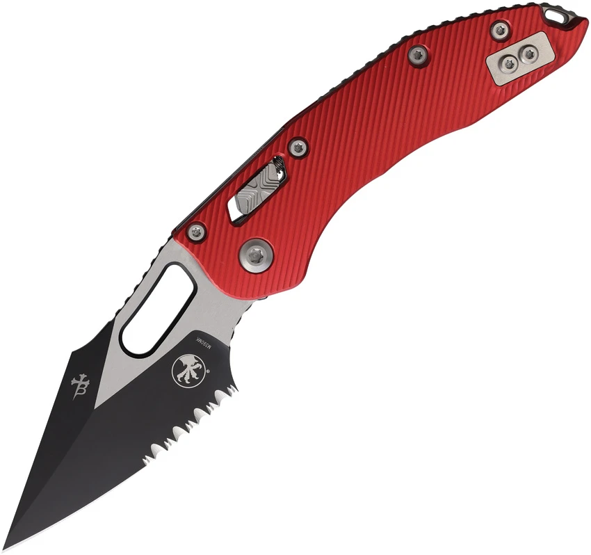 Microtech Knives Stitch Ram Lok PS Fluted Red, Microtech Knives Stitch Ram Lok PS Fluted Red for Sale, Microtech Knives Stitch Ram Lok PS Fluted Red