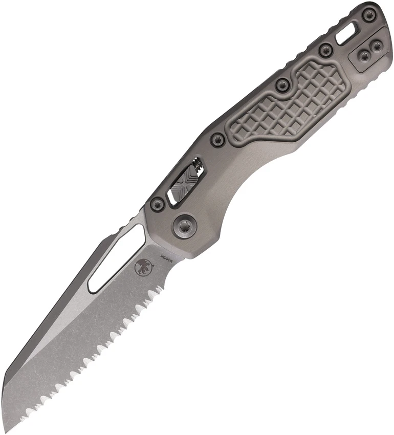 Microtech MSI Ram-Lok Knife Natural Clear Frag Aluminum (3.9" Apocalyptic FS), Microtech MSI Ram-Lok Knife Natural Clear Frag Aluminum (3.9" Apocalyptic FS) for Sale, Microtech MSI Ram-Lok Knife Natural Clear Frag Aluminum (3.9" Apocalyptic FS)