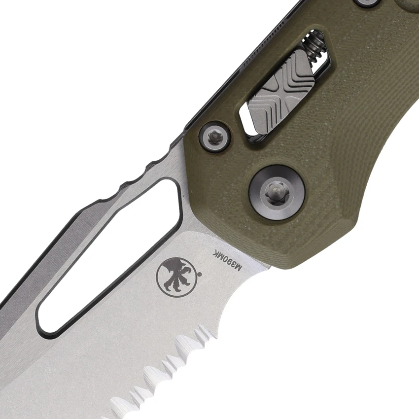 Microtech MSI Ram-Lok Knife Frag OD Green G-10 (3.8" SW Full Serr), Microtech MSI Ram-Lok Knife Frag OD Green G-10 (3.8" SW Full Serr) for Sale, Microtech MSI Ram-Lok Knife Frag OD Green G-10 (3.8" SW Full Serr)