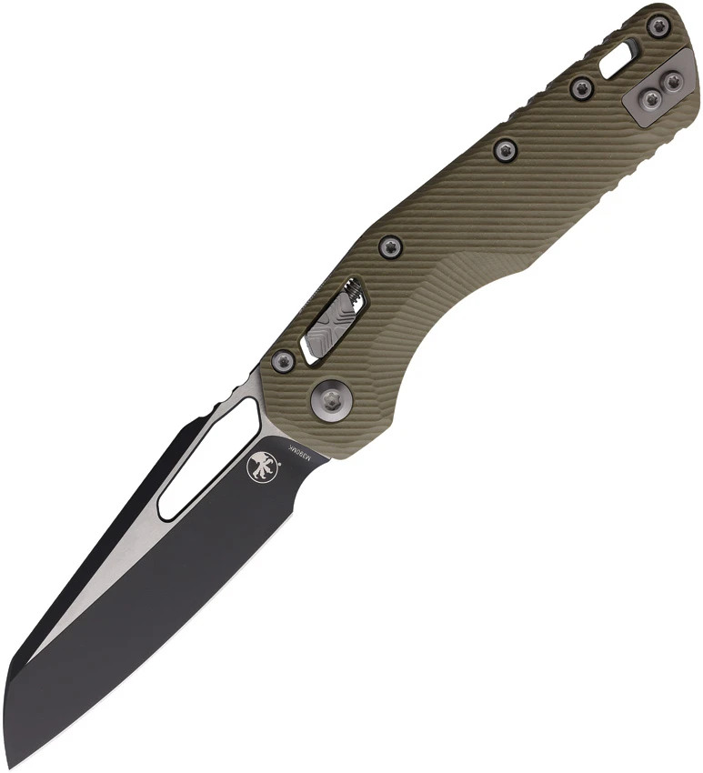 Microtech MSI Ram-Lok Knife Fluted OD Green G-10 (3.5 Two-Tone), Microtech MSI Ram-Lok Knife Fluted OD Green G-10 (3.5 Two-Tone) for Sale, Microtech MSI Ram-Lok Knife Fluted OD Green G-10 (3.5 Two-Tone)