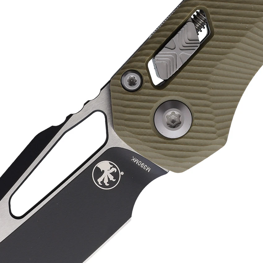 Microtech MSI Ram-Lok Knife Fluted OD Green G-10 (3.5 Two-Tone), Microtech MSI Ram-Lok Knife Fluted OD Green G-10 (3.5 Two-Tone) for Sale, Microtech MSI Ram-Lok Knife Fluted OD Green G-10 (3.5 Two-Tone)