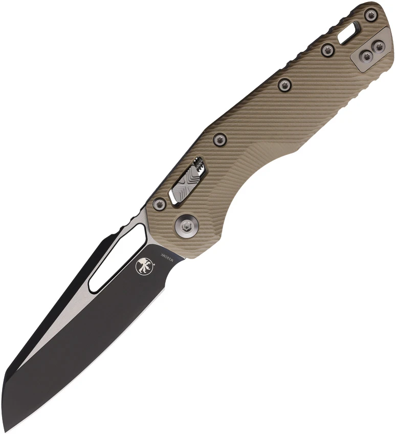 Microtech MSI Ram-Lok Knife Fluted Tan G-10 (3.5 Two-Tone), Microtech MSI Ram-Lok Knife Fluted Tan G-10 (3.5 Two-Tone) for Sale, Microtech MSI Ram-Lok Knife Fluted Tan G-10 (3.5 Two-Tone)