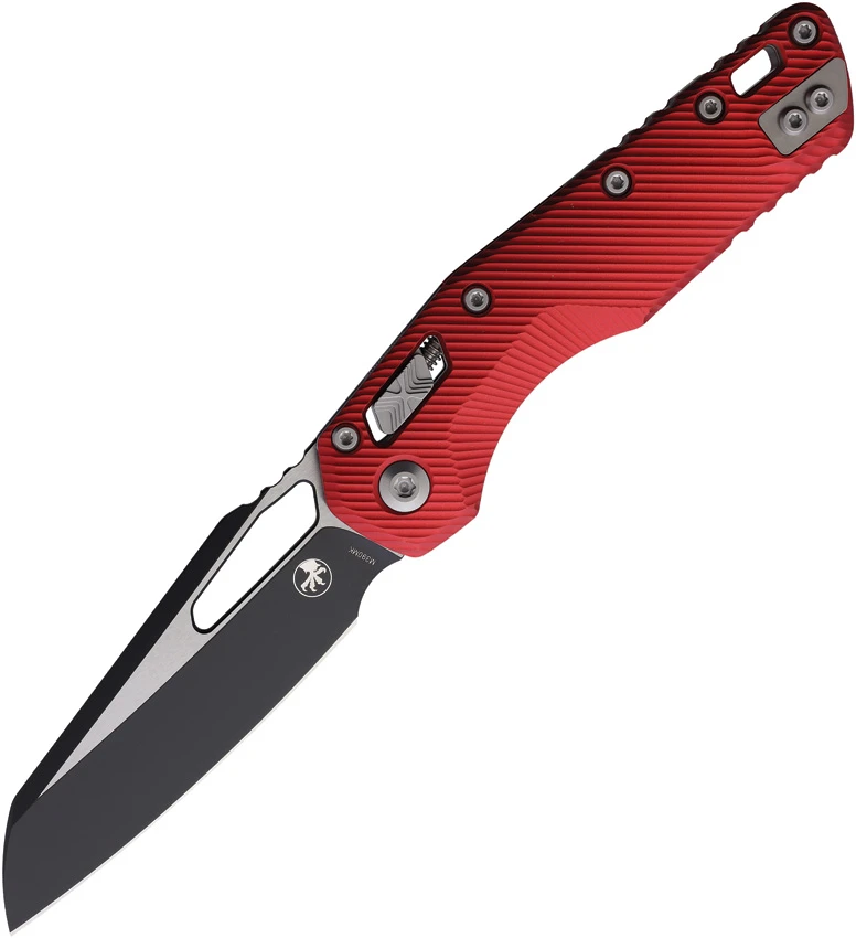 Microtech Standard Issue MSI Ram-Lok Knife Fluted Red Aluminum (3.8" Two-Tone), Microtech Standard Issue MSI Ram-Lok Knife Fluted Red Aluminum (3.8" Two-Tone) for Sale, Microtech Standard Issue MSI Ram-Lok Knife Fluted Red Aluminum (3.8" Two-Tone)