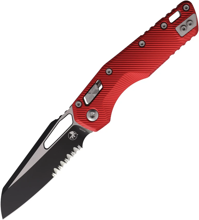 Microtech Knives MSI Ram-Lok Red Fluted, Microtech Knives MSI Ram-Lok Red Fluted for Sale, Microtech Knives MSI Ram-Lok Red Fluted