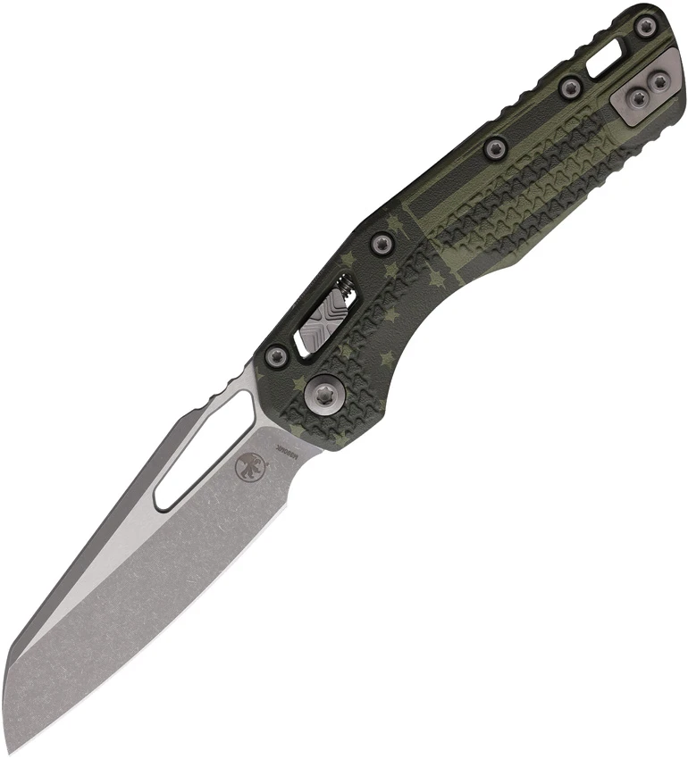 Microtech Standard Issue MSI Ram-Lok Knife Tri-Grip OD Flag Polymer (3.9" Apoc), Microtech Standard Issue MSI Ram-Lok Knife Tri-Grip OD Flag Polymer (3.9" Apoc) for Sale, Microtech Standard Issue MSI Ram-Lok Knife Tri-Grip OD Flag Polymer (3.9" Apoc)