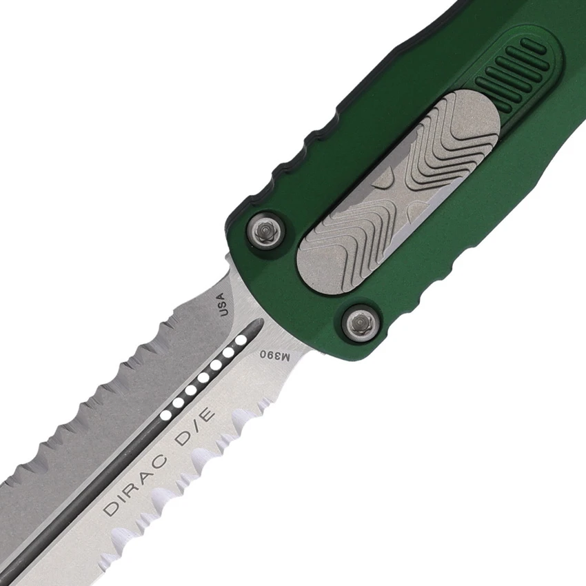 Microtech Knives Auto Dirac D/E OTF SW Grn, Microtech Knives Auto Dirac D/E OTF SW Grn for Sale, Microtech Knives Auto Dirac D/E OTF SW Grn