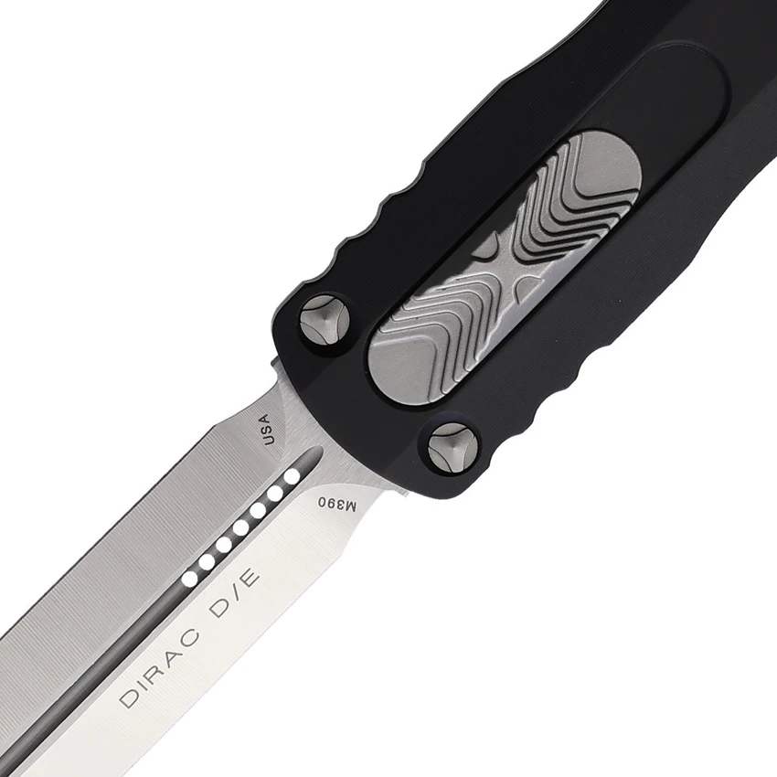 Microtech Dirac D/E Signature Series OTF Automatic Knife Black (2.88" Satin), Microtech Dirac D/E Signature Series OTF Automatic Knife Black (2.88" Satin) for Sale, Microtech Dirac D/E Signature Series OTF Automatic Knife Black (2.88" Satin)