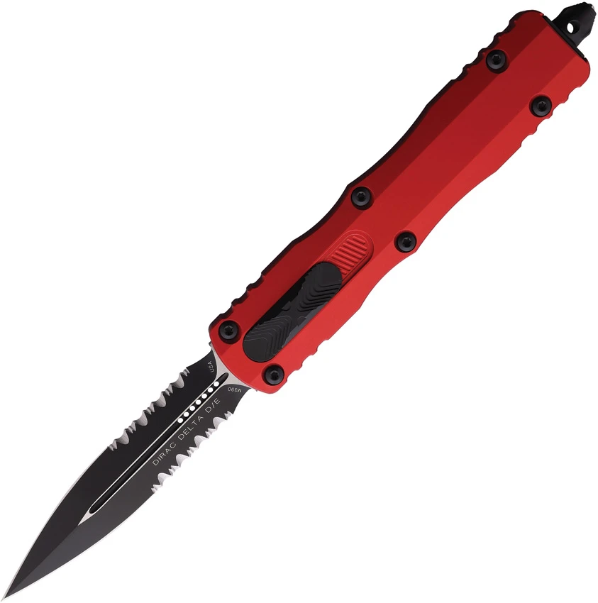 Microtech Knives Auto Dirac Delta D/E OTF Red, Microtech Knives Auto Dirac Delta D/E OTF Red for Sale, Microtech Knives Auto Dirac Delta D/E OTF Red