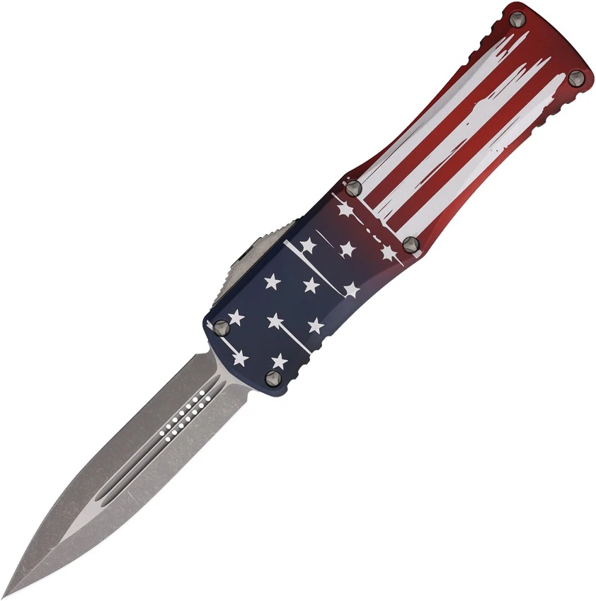 Microtech Hera D/E SS Automatic Knife Flag (3" Apocalyptic), Microtech Hera D/E SS Automatic Knife Flag (3" Apocalyptic) for Sale, Microtech Hera D/E SS Automatic Knife Flag (3" Apocalyptic)
