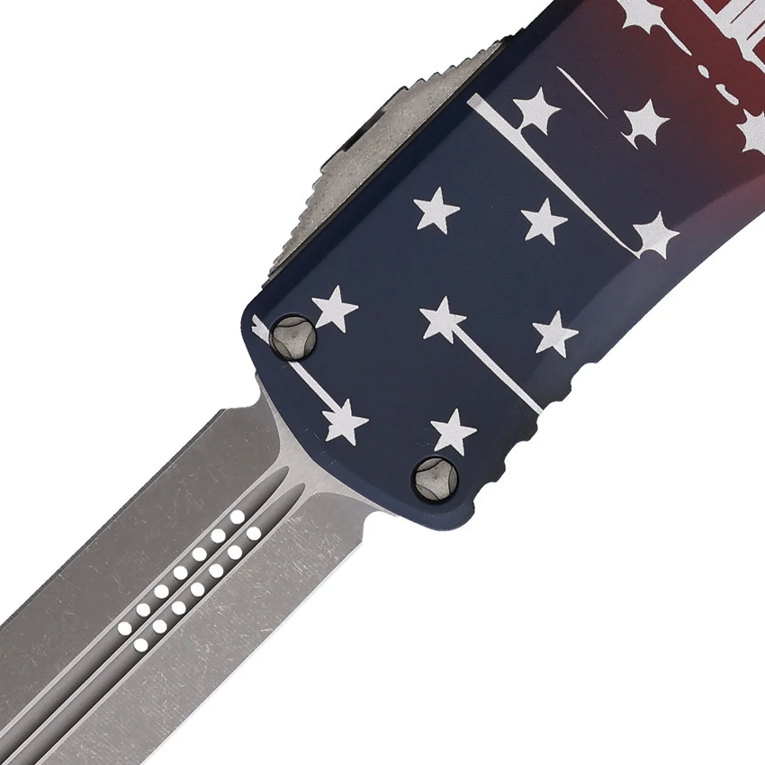 Microtech Hera D/E SS Automatic Knife Flag (3" Apocalyptic), Microtech Hera D/E SS Automatic Knife Flag (3" Apocalyptic) for Sale, Microtech Hera D/E SS Automatic Knife Flag (3" Apocalyptic)