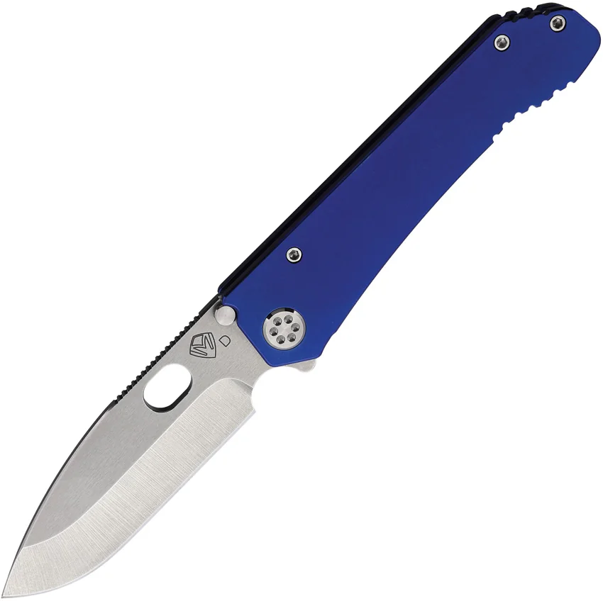 Medford 187 DP Frame Lock Blue Titanium (4.25" Satin) MKT
