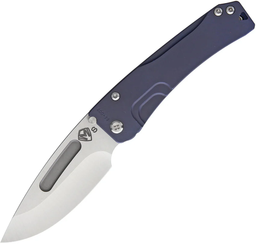 Medford Slim Midi Marauder Frame Lock Knife Blue Ti (3.625" Stonewash) MKT
