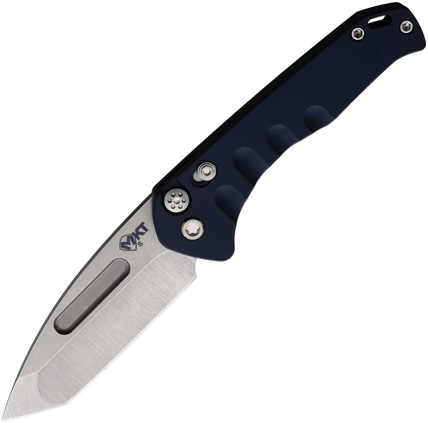 Medford Praetorian Swift Automatic Knife Blue Aluminum (3.3" Tumbled)