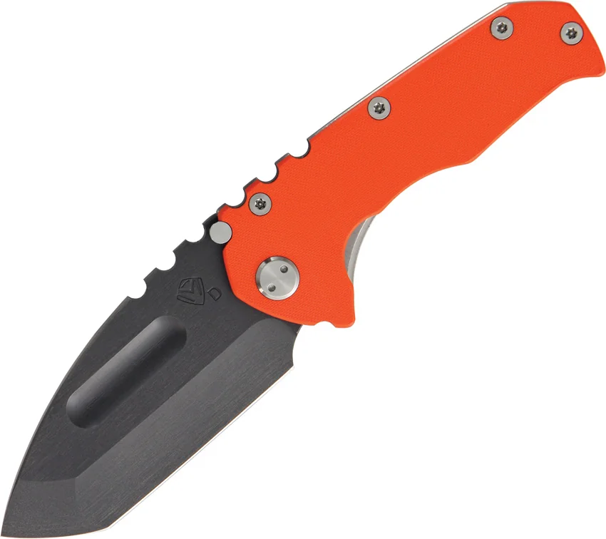 Medford Praetorian G Tanto Frame Lock Knife Orange G-10 (3.75" Black) MKT