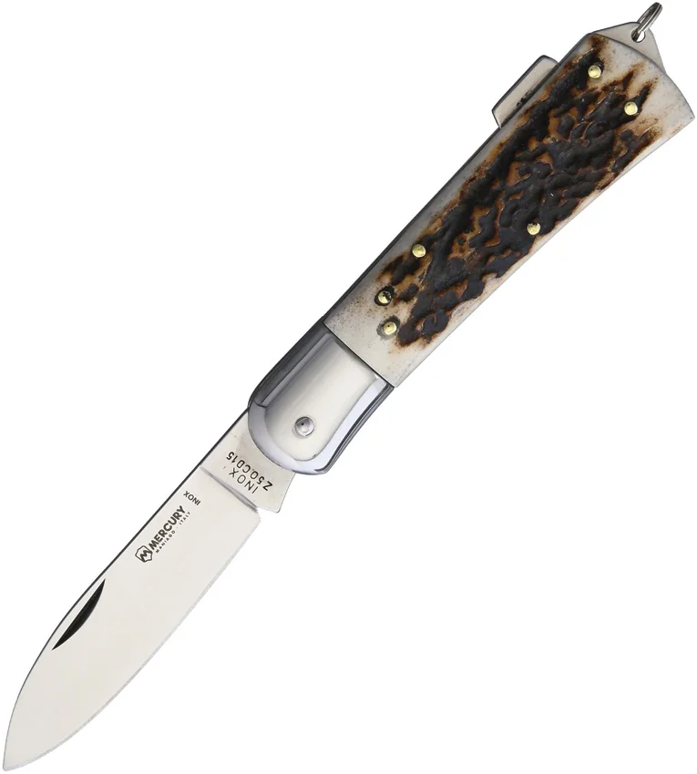 Mercury Hunting Lockback Knife Stag (3" Polish) 980-1DC