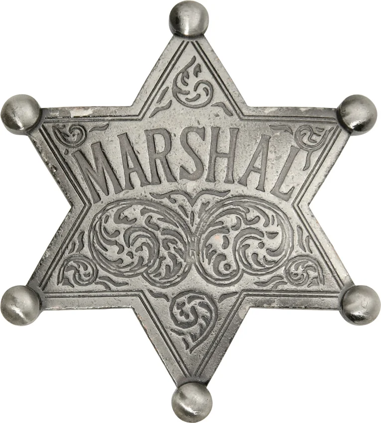 Badges Of The Old West Marshal Badge