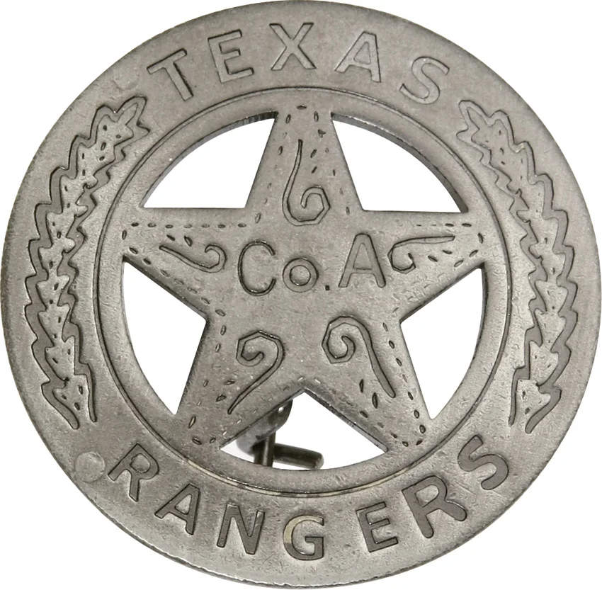 Badges Of The Old West Texas Rangers Badge