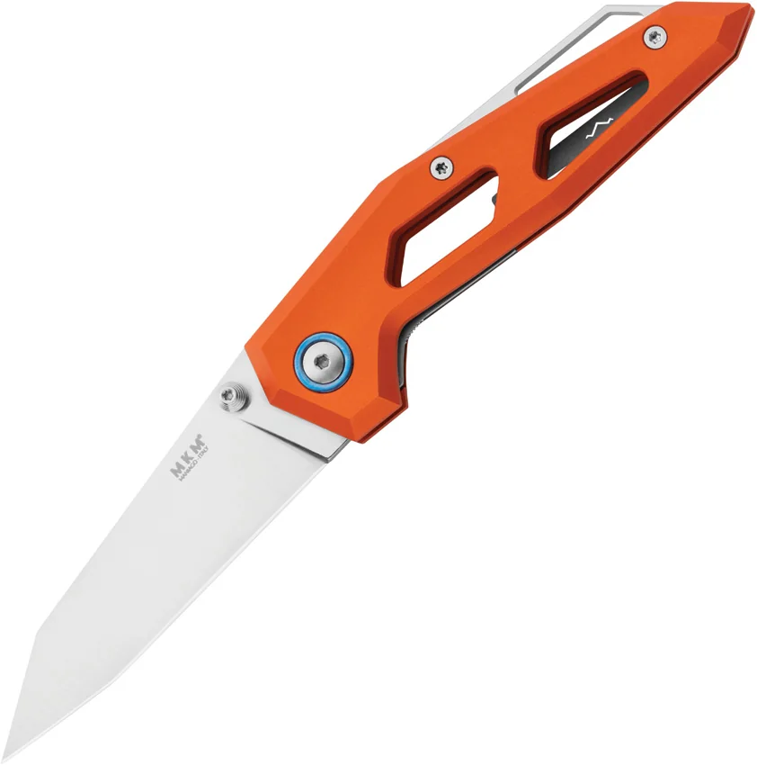 MKM Edge Liner Lock Knife Orange Aluminum (2.9" Satin) EGL-AOR