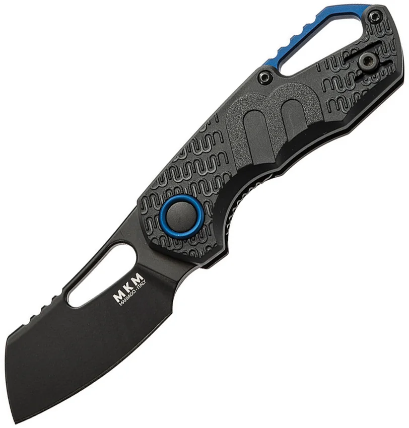 MKM Voxnaes Isonzo Sheepsfoot Liner Lock Knife Black FRN (2.25" Black)
