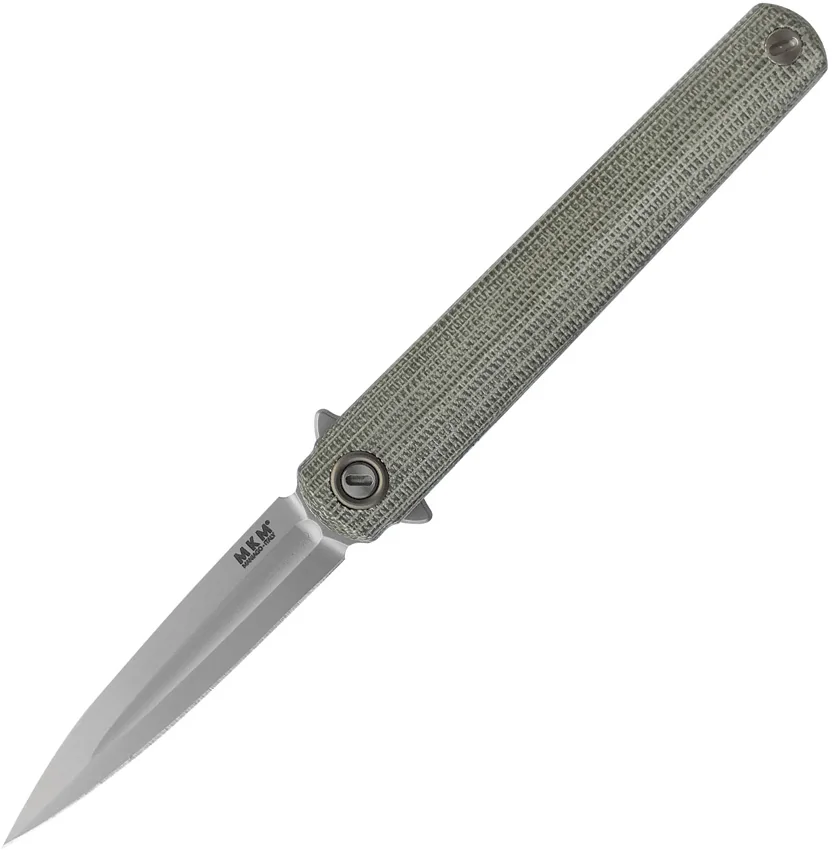 MKM-Maniago Knife Makers Flame Framelock Dagger Micarta