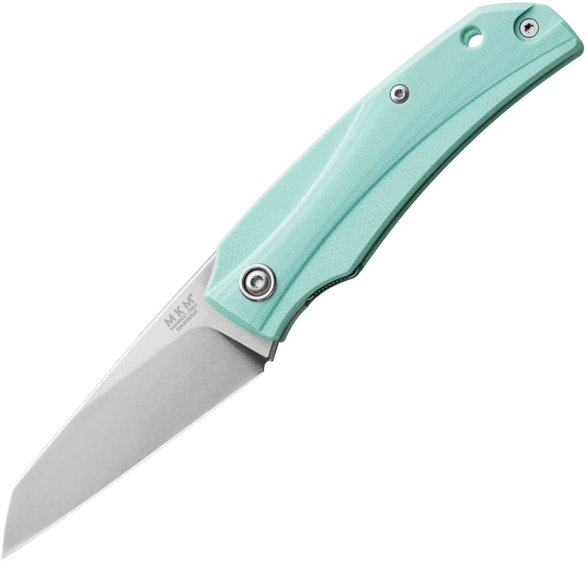 MKM Ice MagnaCut Liner Lock Knife Tiffany Blue G-10 (2.6" Stonewash)