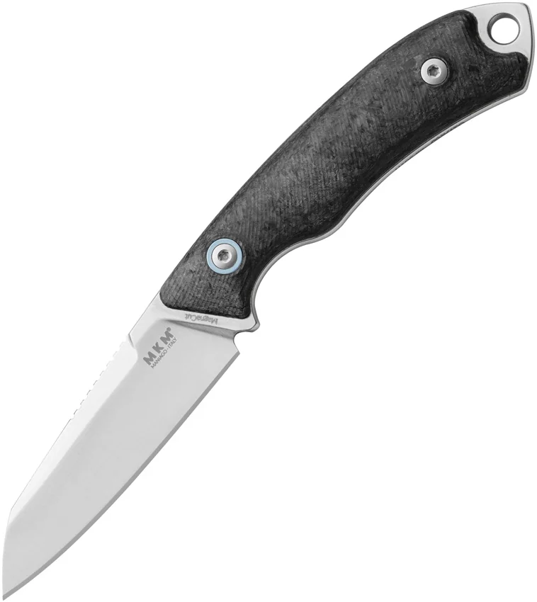MKM Pocket Tango 2 MagnaCut Fixed Blade Knife Carbon Fiber (2.91" Satin)