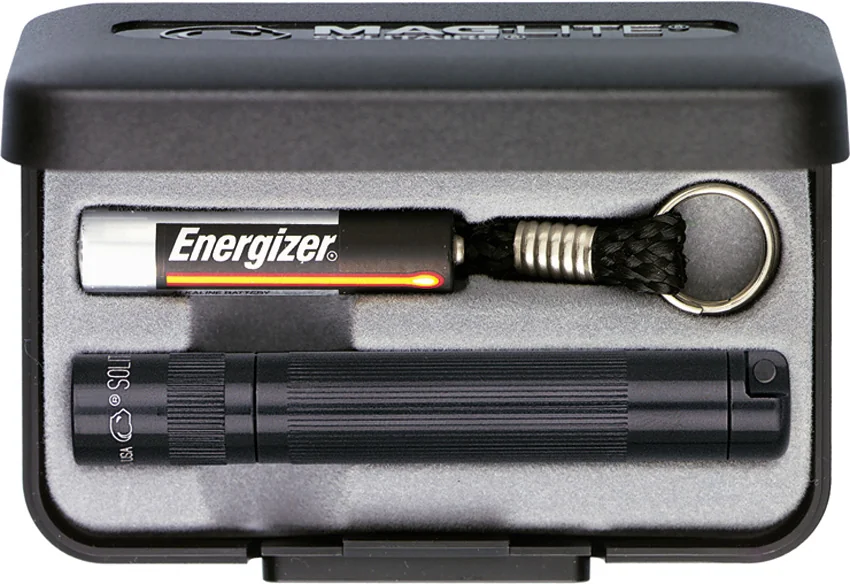 Mag-Lite Solitaire Flashlight 1 AAA Cell Black (2 Lumens)