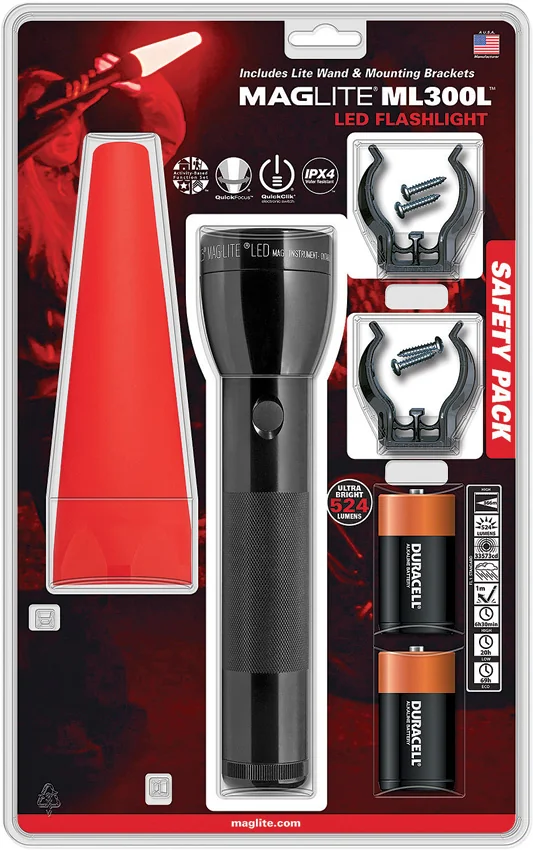 MAG-LITE ML300L LED Safety Pack