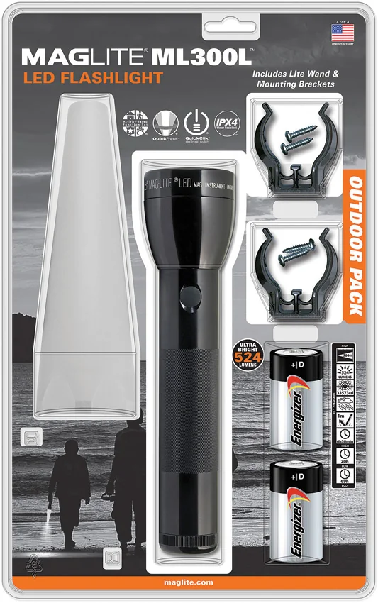 MAG-LITE ML300L LED Flashlight Outdoor