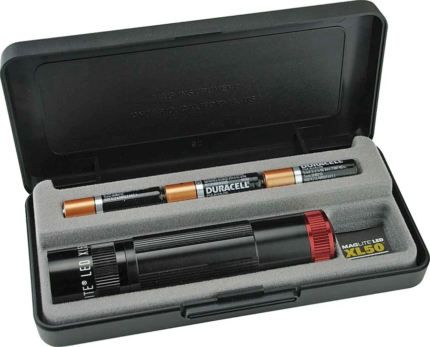 MAG-LITE XL50 LED Flashlight Red
