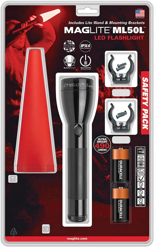 MAG-LITE ML50L LED Flashlight Safety