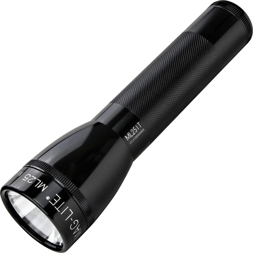 Mag-Lite ML25IT Xenon Flashlight 2 C-Cell Black (30 Lumens)