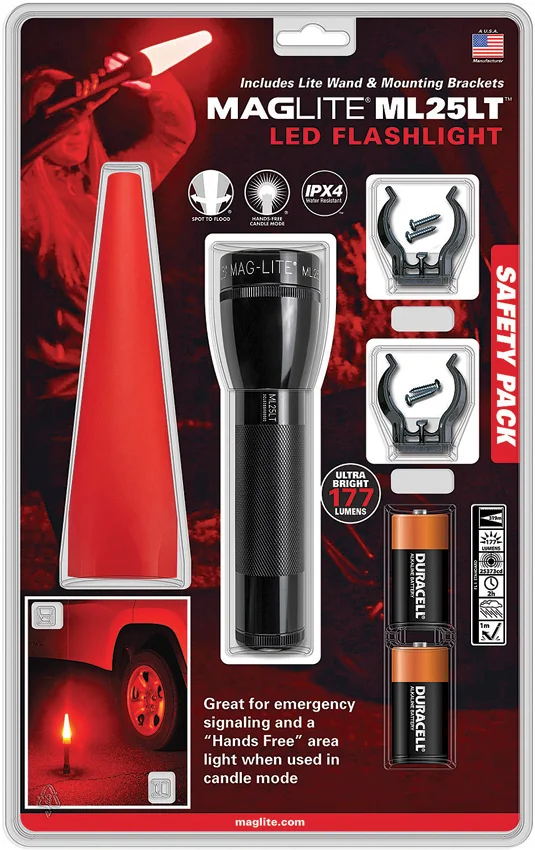 MAG-LITE ML25LT LED Flashlight Safety