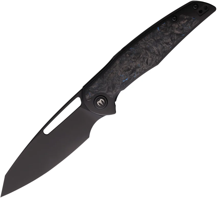 Mallery Designs Phorus V2 PVD Titanium Blue Dark Matter Inlay (3.5" PVD)