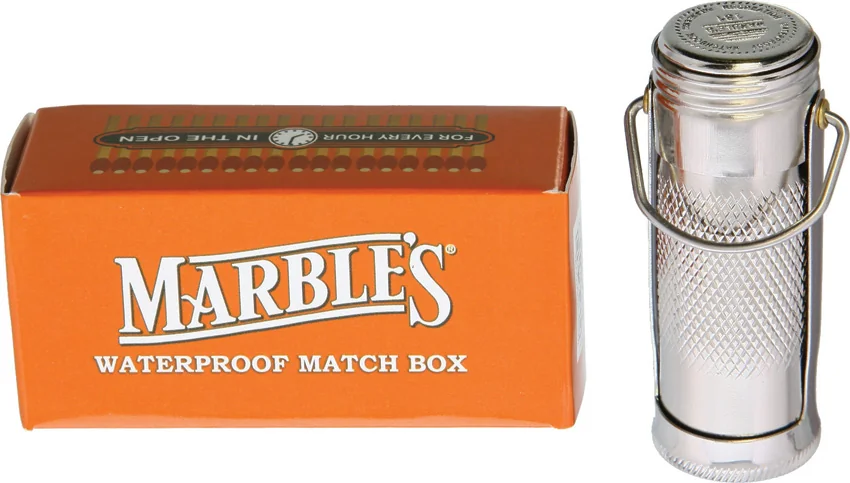 Marbles Knives Match Safe