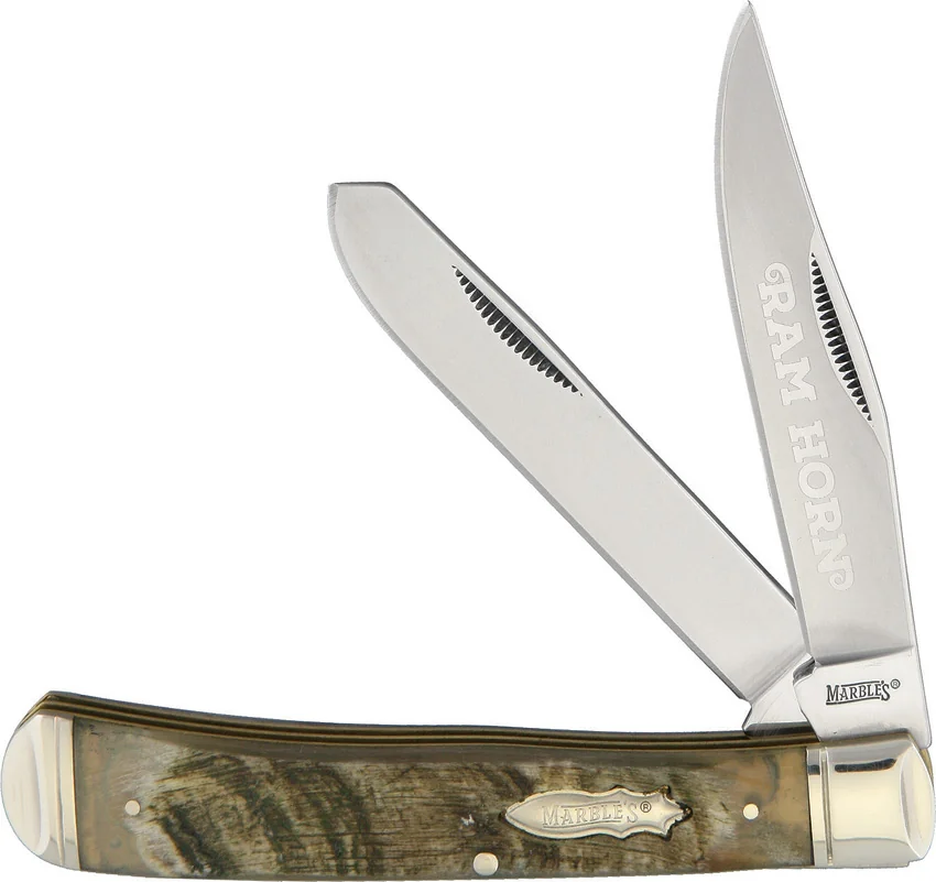 Marbles Knives Rams Horn Trapper