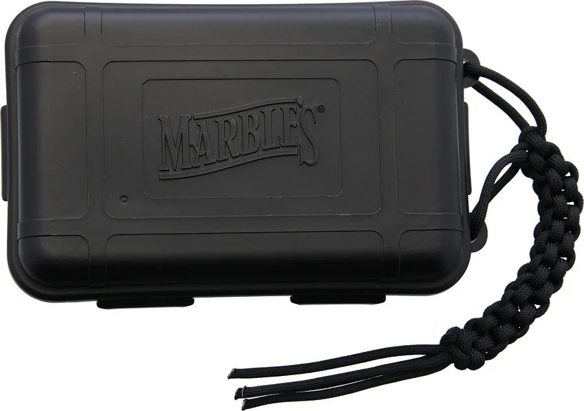 Marbles Knives Plastic Survival Box Black