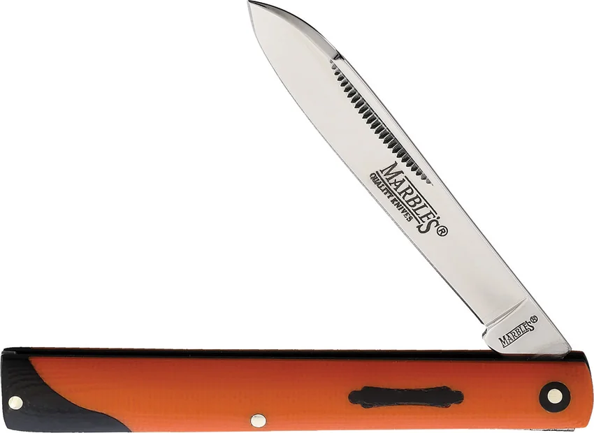 Marbles Knives Doctor's Knife Orange G10