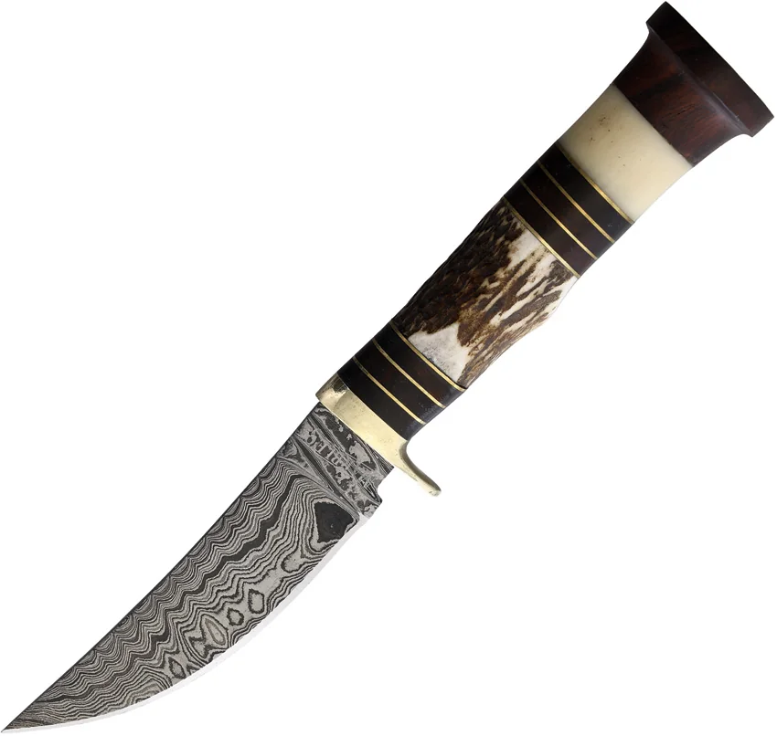 Marbles Knives Damascus Skinner