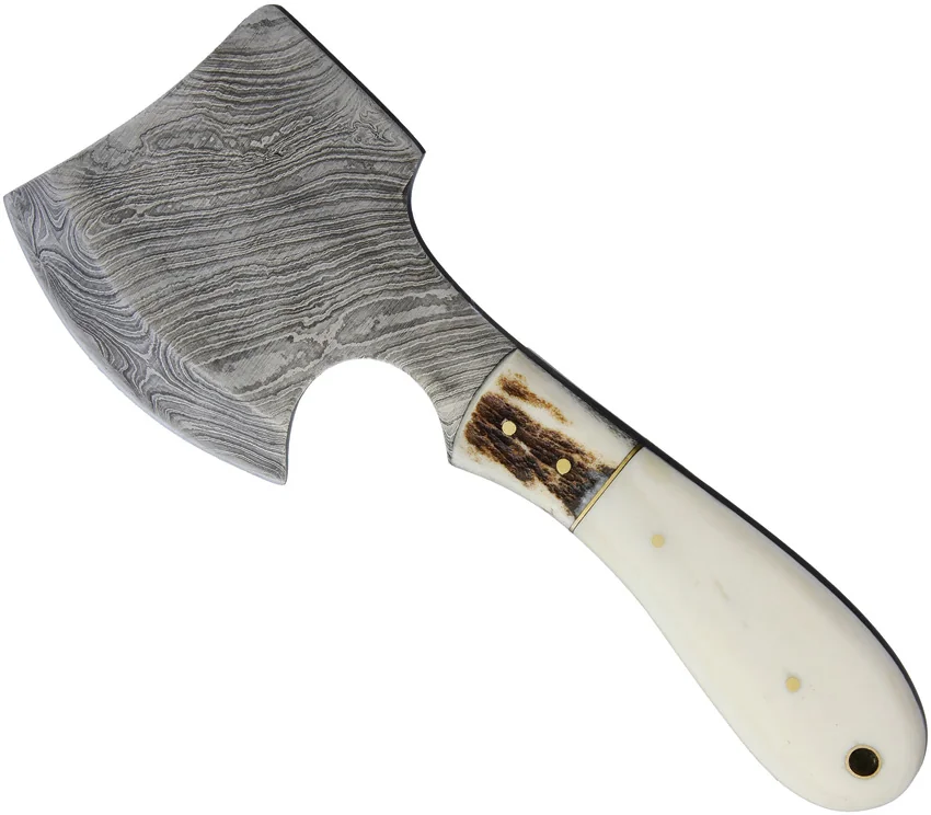 Marbles Knives Damascus Hatchet Smooth Bone