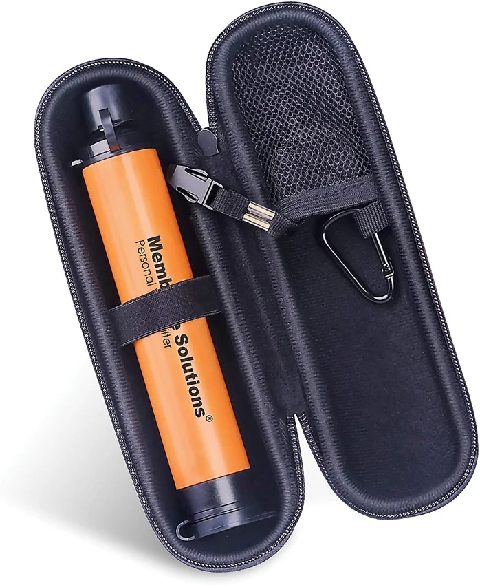 Membrane Solutions Water Filter Straw with Case