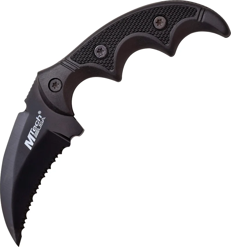 MTech Knives Fixed Blade Black