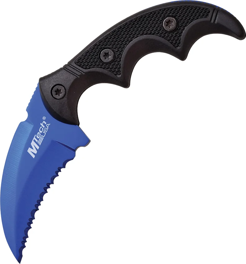 MTech Knives Fixed Blade Blue