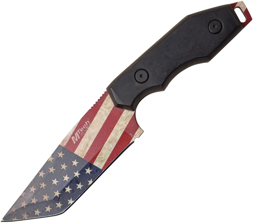 MTech Knives American Flag Fixed Blade
