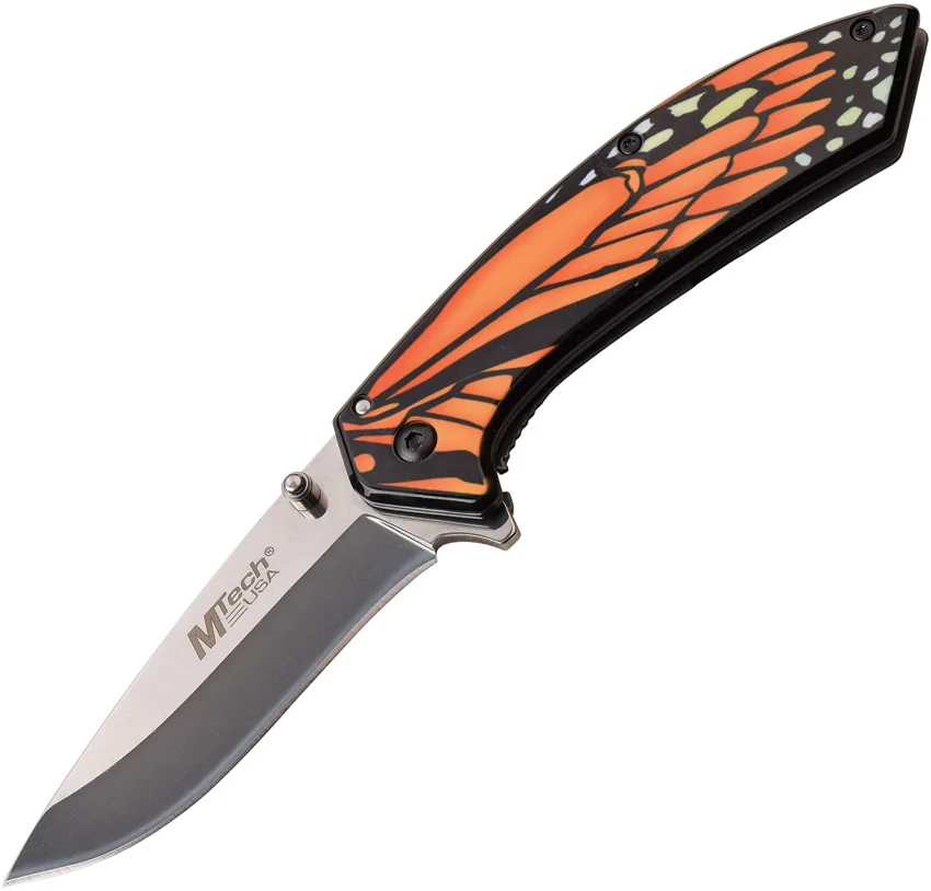 MTech Knives Butterfly Framelock A/O Orange
