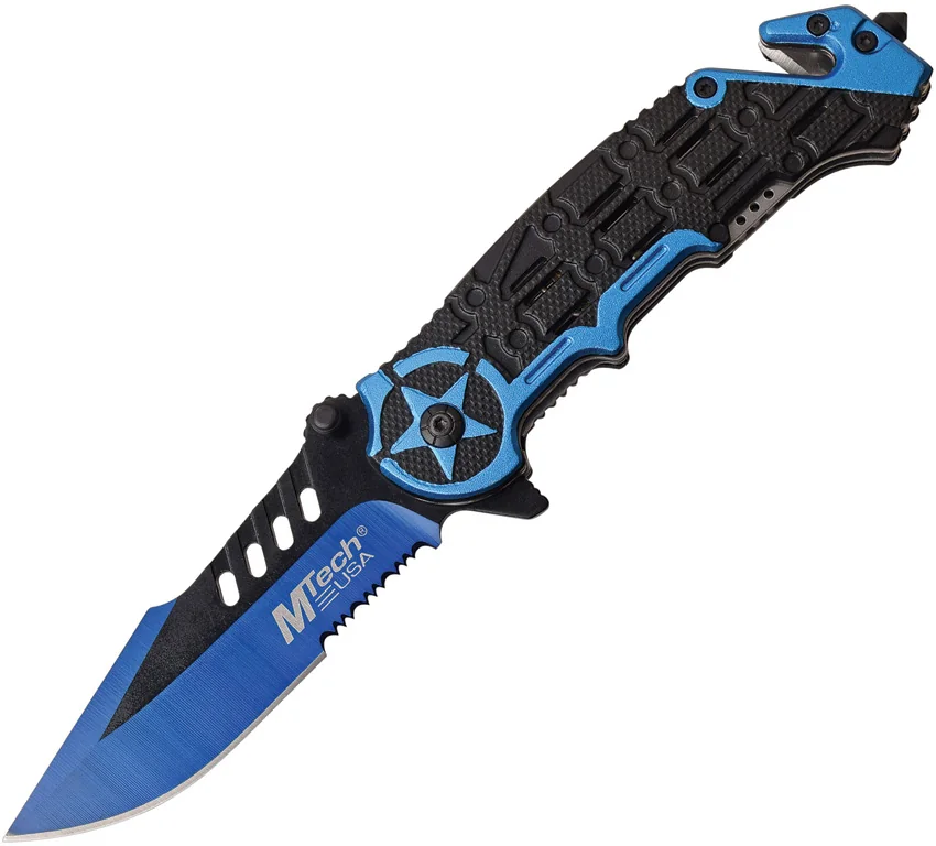 MTech Knives Linerlock A/O Blue